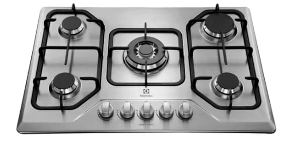 Electrolux Ke5xc Cooktop 5 Bocas A Gás Grade Ferro Bivolt