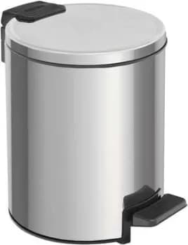 Lixeira Com Pedal Em Aço Inox Acabamento Polido De 3 Litros, Tramontina, Inox