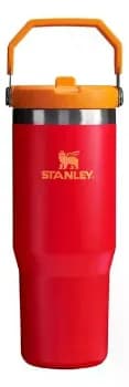 Garrafa Térmica Stanley Tumbler Flip Straw Chili 887ml