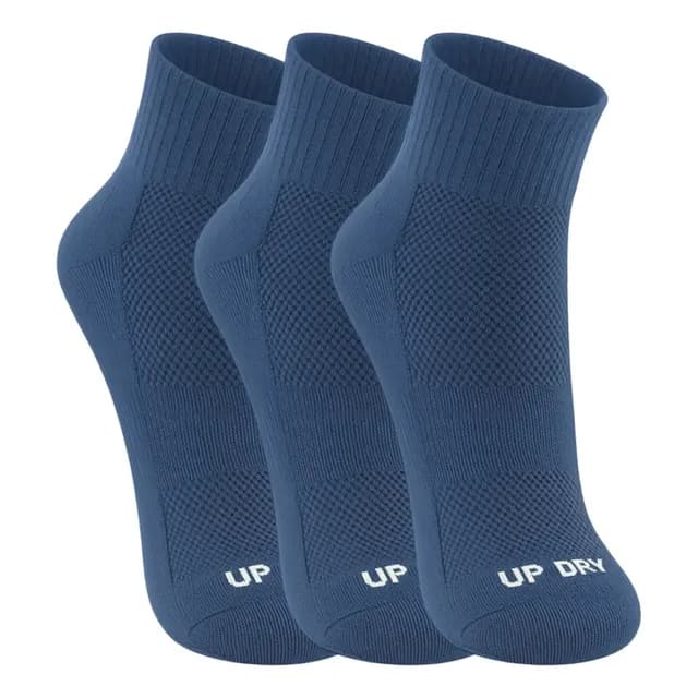 Kit 3 Meia Up Dry Fit Academia Corrida Cano Médio Esportiva