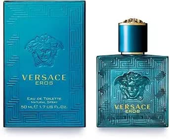 Eau De Toilette Masculino Eros, Azul, Versace, 50 Ml