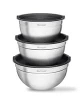 Conjunto 3 Bowls Inox com Tampa Hermética