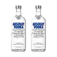 VODKA ABSOLUT NATURAL 1L KIT 2 UNIDADES