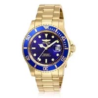 Relógio Invicta Pro Diver Aço Dourado/Azul