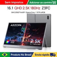 Monitor Portátil 16,1 180Hz 2,5K IPS