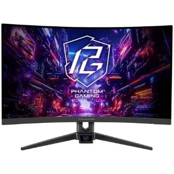 Monitor Gamer ASRock Phantom Gaming, 27 Pol, 280hz, 1ms, Curvo, FHD, 127% sRGB, VA, FreeSync, HDMI/DP