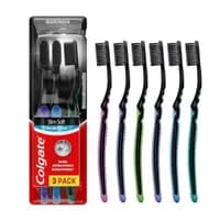 Colgate Slim Soft Black Escova de Dente 6 Unidades ► R$ 4,29/un