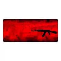 Mousepad Gamer AK47 PRO 900x400mm Vermelho