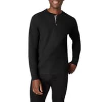 Camiseta Masculina Henley Algodão Hanes