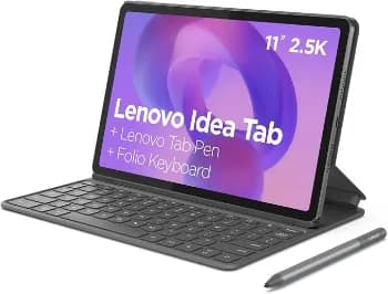 Tablet Lenovo Idea Tab (128GB, 8GB RAM, Octa Core, Com Capa, Teclado e Caneta, Luna Grey) 🔥