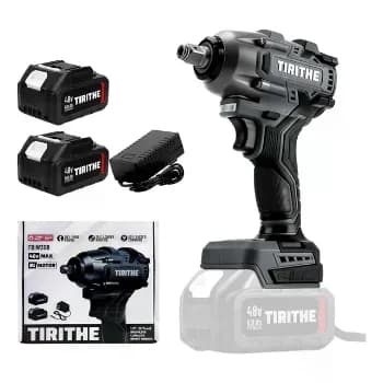 Chave De Impacto Brushless 500nm Com 2 Baterias 48v Cinza-escuro 127/220v