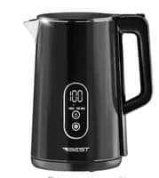 BEST Chaleira Elétrica Digital 2L, Preto, Aço Inoxidável, 1500W, Display Digital com 3 Modos, Função Manter Aquecido, 220V