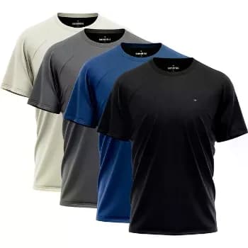 Kit 4 Camisas Sandrini Dry- Fit Masculina