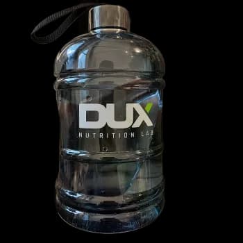 DUX HUMAN HEALTH Mini Galão 1875 mL – Garrafa Fumê Livre de BPA, Tampa Metálica, Ideal para Academia e Rotina Diária