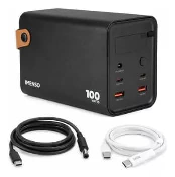 Power Bank 60000mah 100w + Cabo Starlink Mini E Led Inclusos