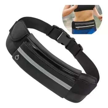 Pochete Fitness Treino Slim Impermeável Celular Corrida Desenho do tecido Lisa