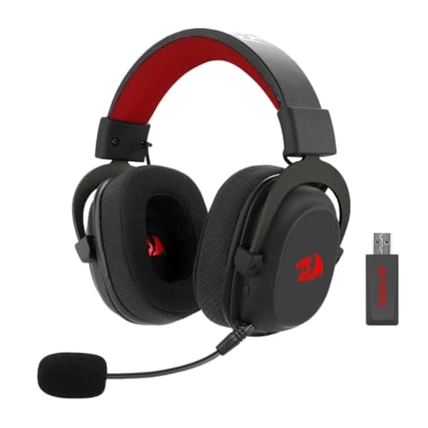 Headset Gamer Redragon Zeus Pro Preto Sem Fio 7.1 H510-pro
