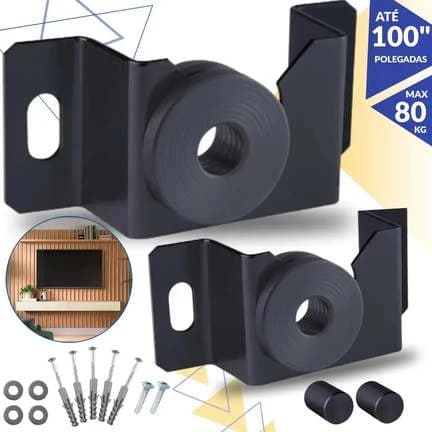 Suporte Tv Fixo Universal 10" A 100" Polegadas Forte Para Todas As Marcas
