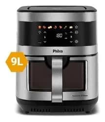 Air Fryer Philco 9L Visor Glass Painel Digital PAF90C 220