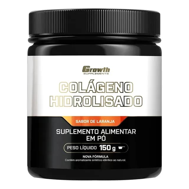 Colágeno Hidrolisado 150g Growth Supplements Laranja