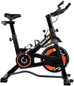 Bicicleta Ergométrica Gallant Elite X Spinning Roda De Inercia 8kg Até 110kg Mecânica Gsb08hbta-pt Black