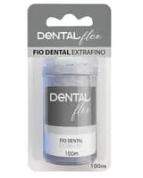 Dentalflex, Fio Dental, Extra Fino, 100m