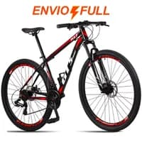 Bicicleta Aro 29 GT Sprint MX7 24V index Freio Disco Alumínio Suspensão Aero MTB.