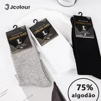 Meias Masculinas Algodão Antibacterianas