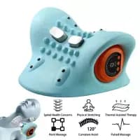 Massageador Cervical Elétrico Alívio Dor Quiropraxia