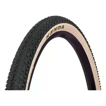 Pneu Aro 29 X 2.10 Kenda K1153 Mtb 29x2.10 Com Faixa Bege Cor Preto e bege
