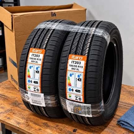 Jogo 2 Pneus Itaro Aro 15 It203 195/55r15 85v Xl