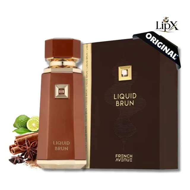 Perfume Árabe Liquid Brun French Avenue Masculino 100ml Lipx