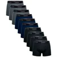 Kit 10 Cuecas Boxer Algodão Masculino Usee Brasil