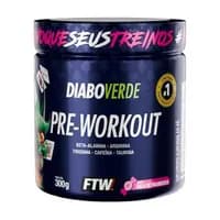 Pré Treino Diabo Verde 300g Sabor Bala de Framboesa