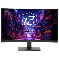 Monitor Gamer ASRock Phantom Gaming PG27QRT1B, 27 Pol, Curvo, QHD, 1ms, 180hz, 132% sRGB, VA, FreeSync, HDMI/DP