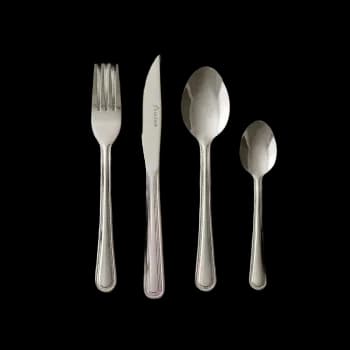Faqueiro Inox 24 Peças Essenciale Haushop Jogo De Talheres Conjunto Mesa Posta Premium Resistente