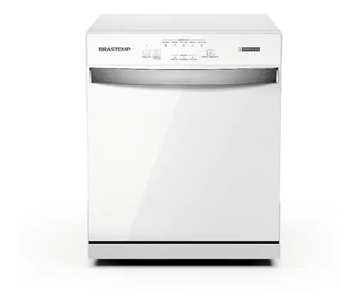 Lava-louças 8 Serviços Blf08bb Branca Brastemp Cor Branco 110V