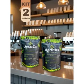 Kit 2 Cafés Especiais 250g em Grãos com Torra Média São Caetano