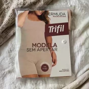 Bermuda Modeladora Trifil Diminui Barriga Levanta Bumbum