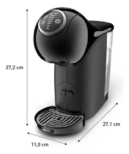 Cafeteira Nescafé Dolce Gusto Arno Genio S Plus Preto Cápsulas