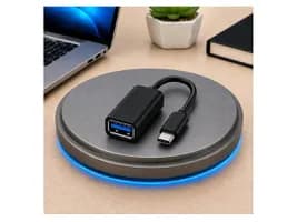 Adaptador Cabo USB Otg Fêmea Tipo C Macho para Pendrive Celular Tablet Notebook