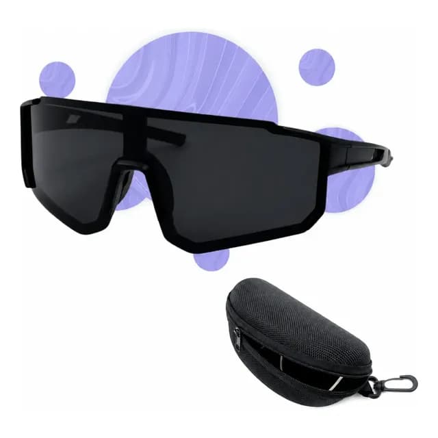 Óculos De Sol Esportivo Espelhado Vôlei Corrida Bike Uv400