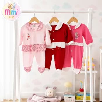 Kit Sortido 03 Peças de Roupas Infantil Menina e Menino - Promoção - Kit com 3 Macacão Roupa Infantil Envio Imediato