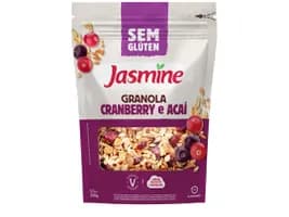 Granola Integral Jasmine, Cranberries e Açaí, Sem Glúten, 250g