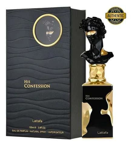 Perfume Árabe His Confession Masculino Original 100ml
