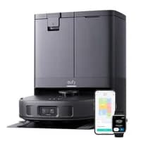 Aspirador de Pó Robô Eufy X10 Pro com Desvio de Obstáculos por IA, Lava, Seca, Esvazia e Repõe Água Automaticamente