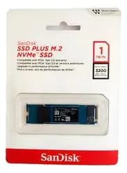 Ssd M.2 Nvme 1tb Sandisk Plus Sdssda3n-1t00-g26 3200mbps Azul-marinho