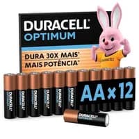 Pilha AA Duracell Optimum 12 Unidades