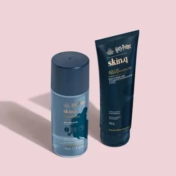 Kit Harry Potter Facial QDB Água Micelar Facial 110ml + Gel de Limpeza Facial 2 em 1 100g