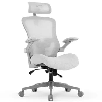 Cadeira De Escritório DT3 Vita Super H, Ajustável, Ergonômica, Mesh, Cinza